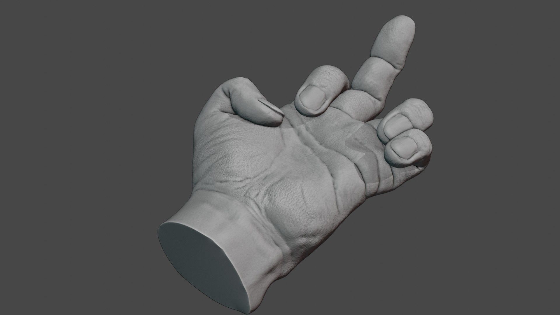 Human hand 3D model_10