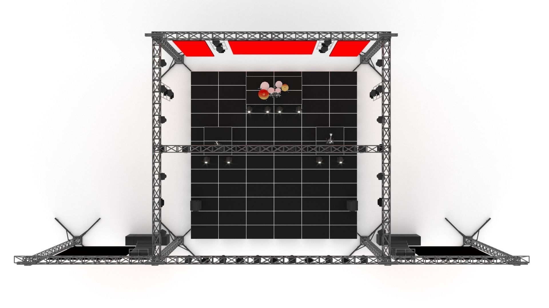 Concert Stage 3D model_4