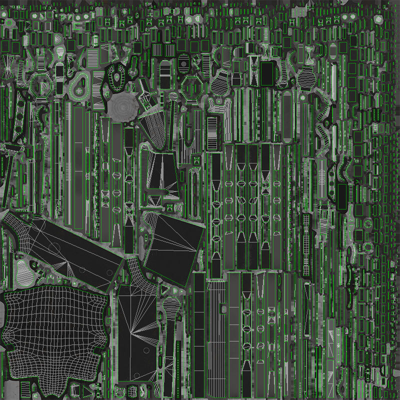 AR-15 Assault Rifle Low-poly 3D model_17