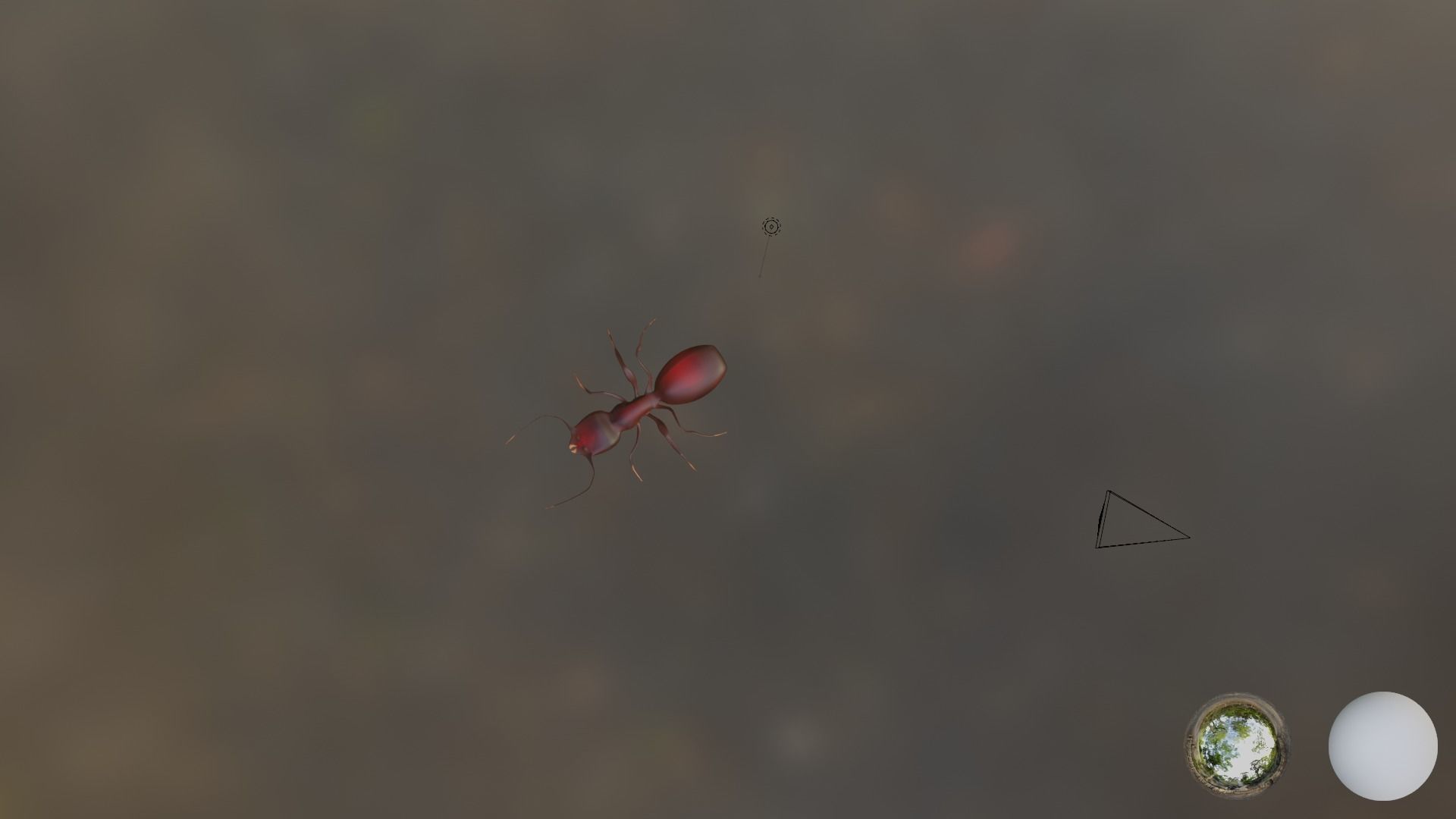 Low Poly Red Ant  Low-poly 3D model_6