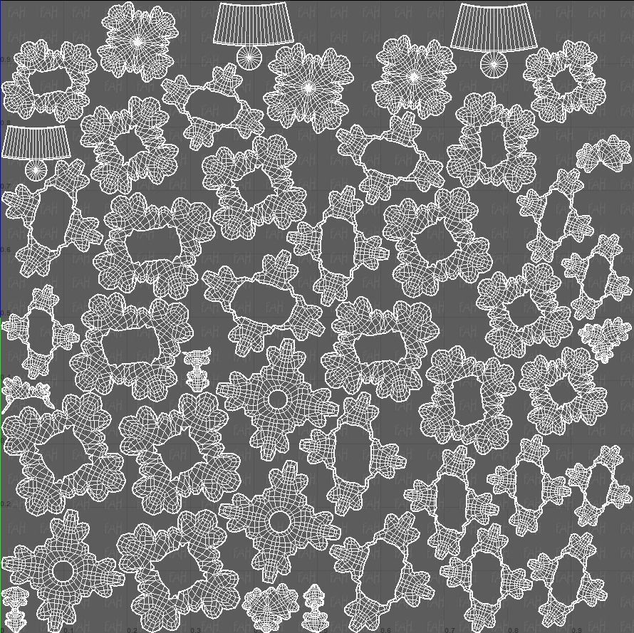 Trees Cartoon V40 Low-poly 3D model_45