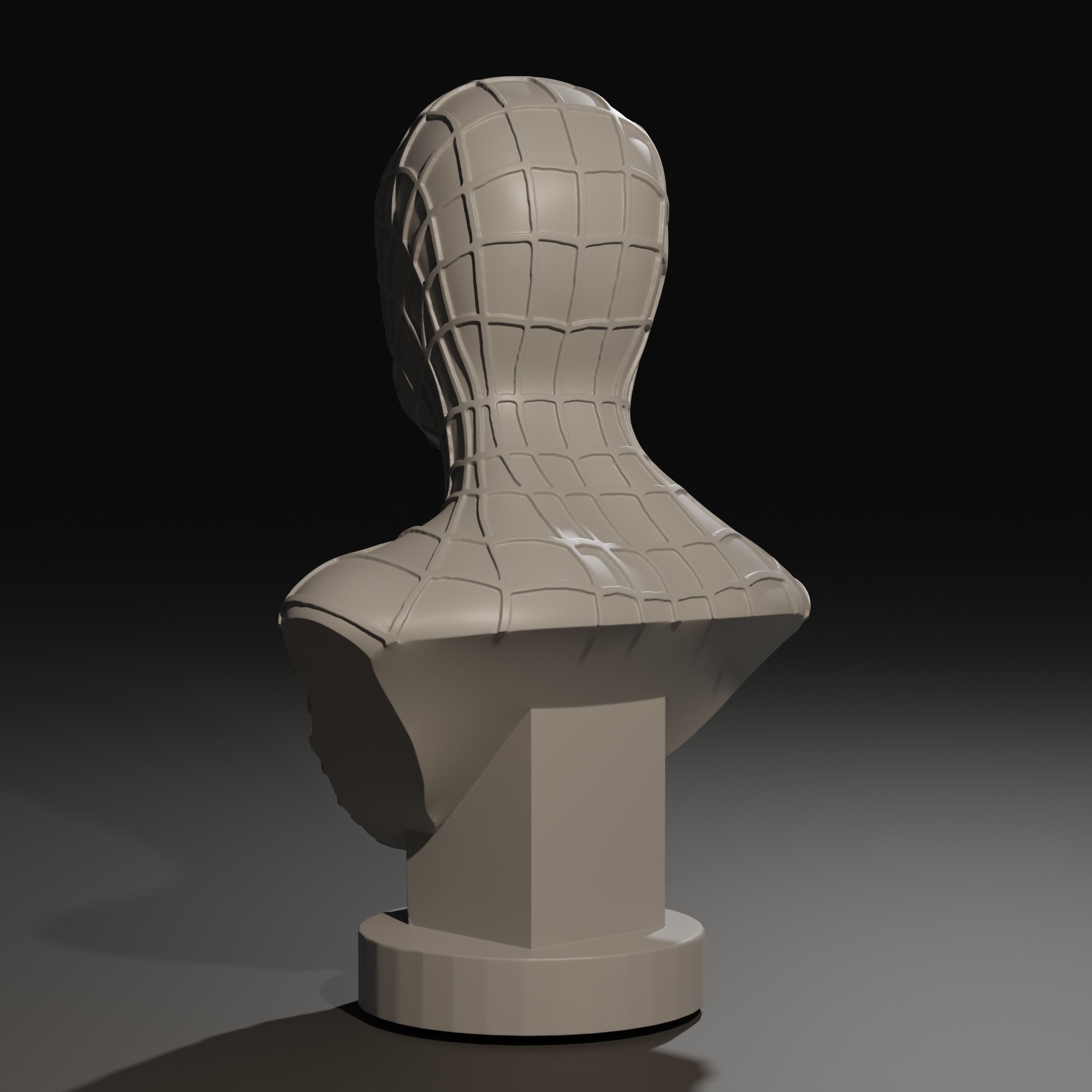 Sam Raimi Spider-Man Detailed Bust 3D print model_2