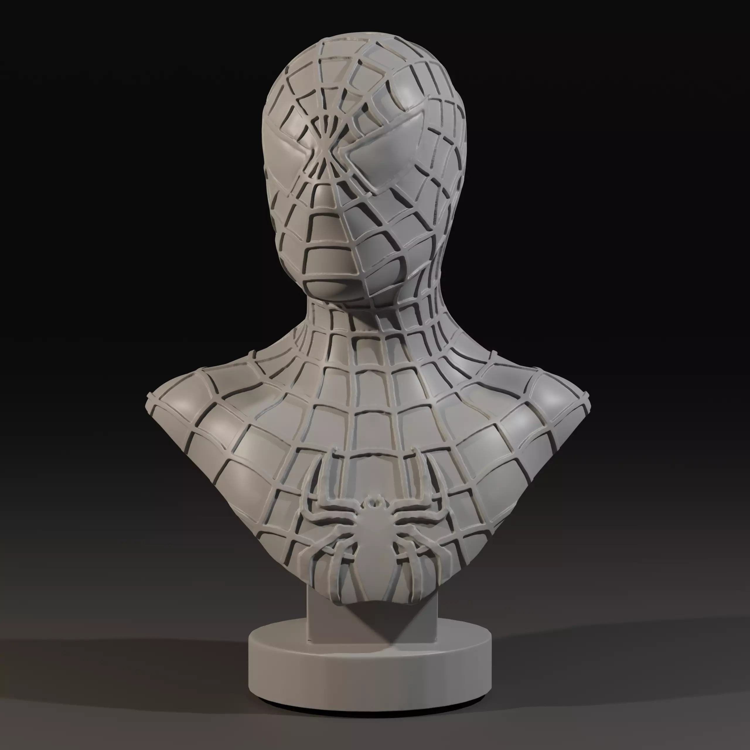 Sam Raimi Spider-Man Detailed Bust 3D print model_0