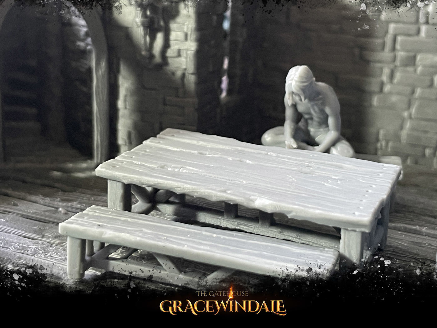 Gatehouse - Dining Set 3D print model_5