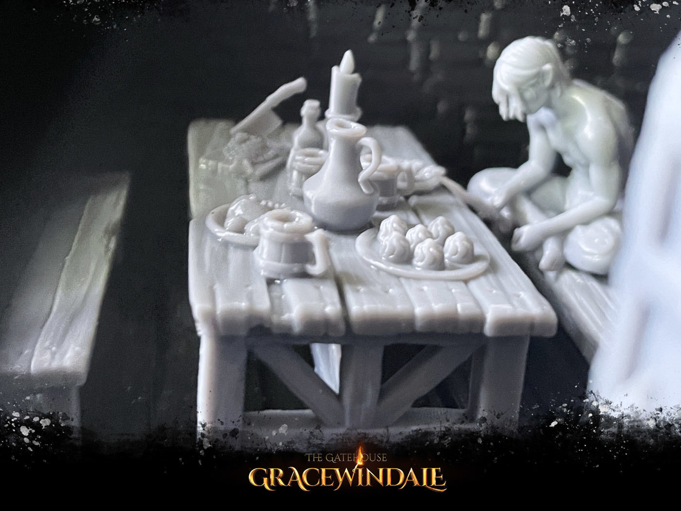 Gatehouse - Dining Set 3D print model_4