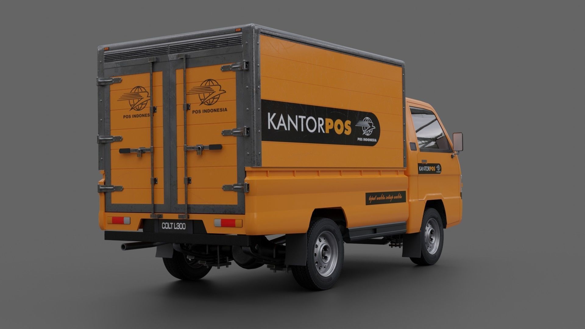 Mitsubishi L300 Low-poly 3D model_13