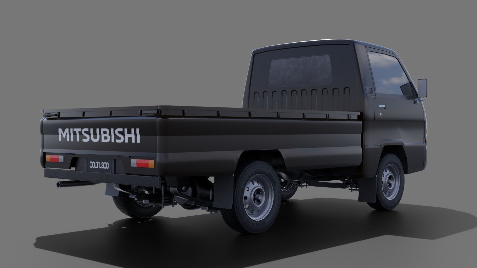 Mitsubishi L300 Low-poly 3D model_5