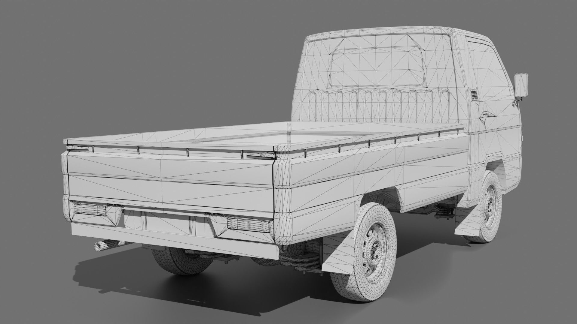 Mitsubishi L300 Low-poly 3D model_15