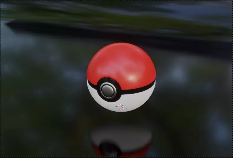 PokeBall Low-poly 3D model_0
