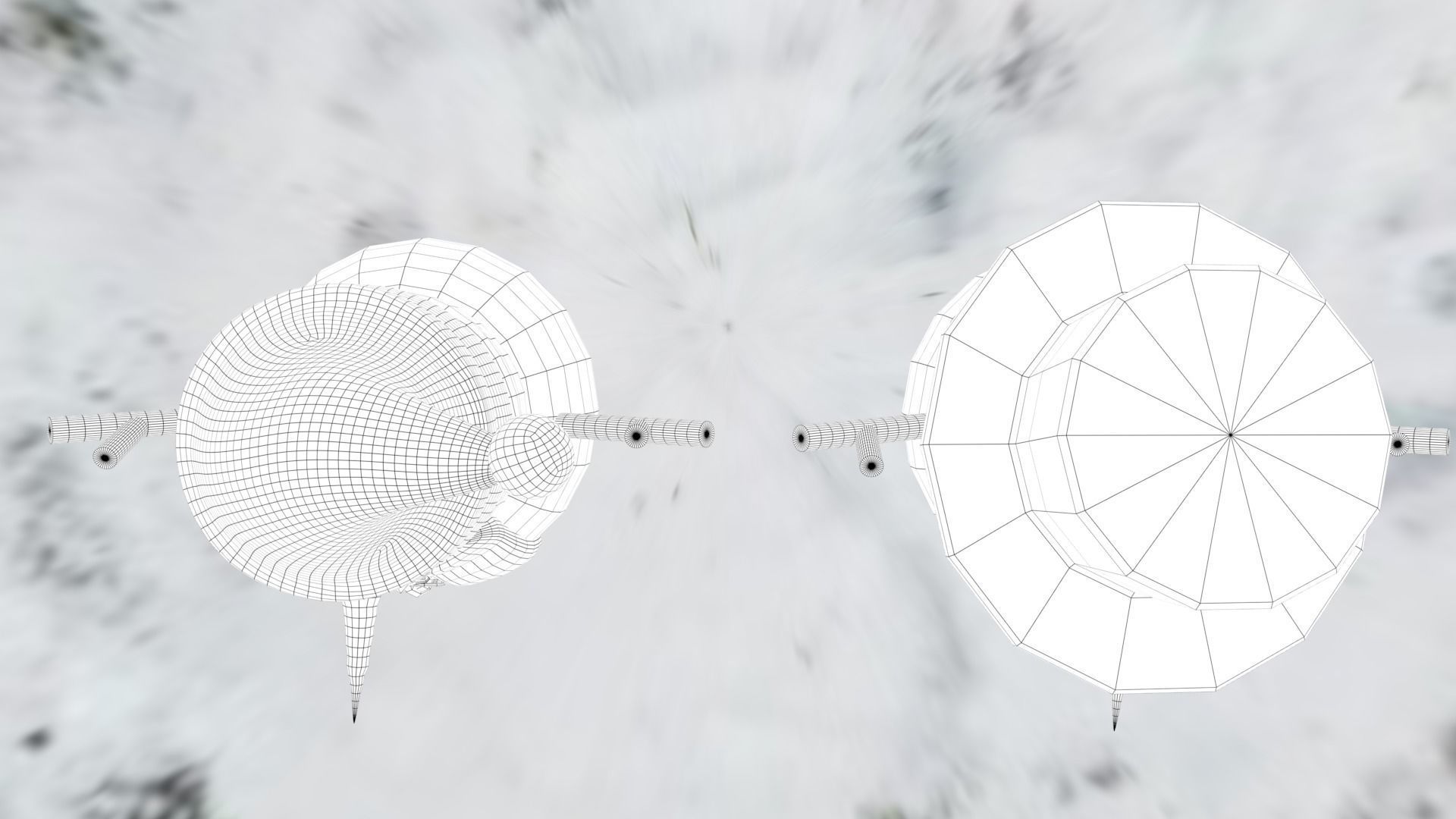 Snowman pack Low-poly 3D model_34