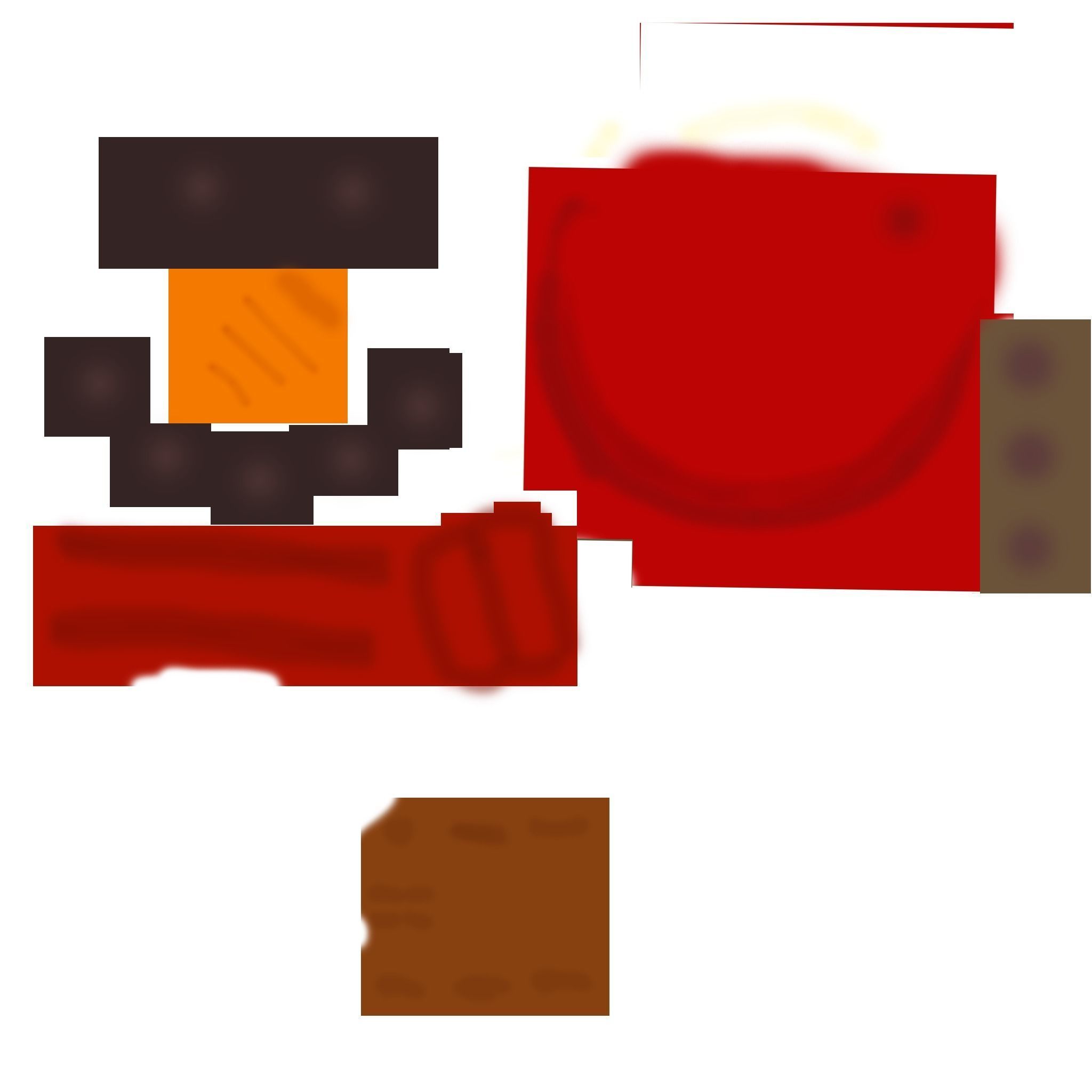 Snowman pack Low-poly 3D model_45