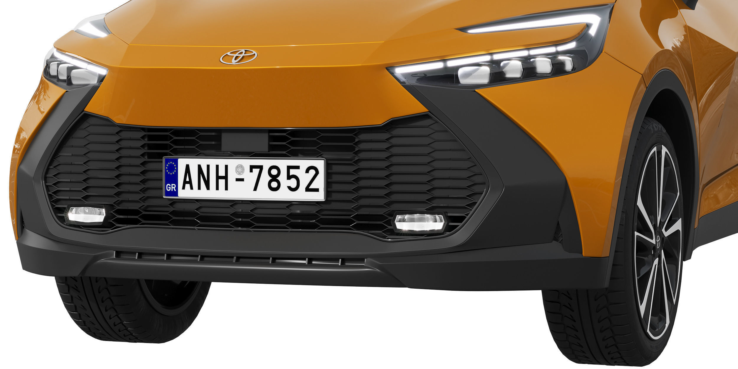 Toyota C-HR 2024 3D model_9