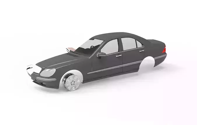 Mercedes Benz S Class W220 1999 native files