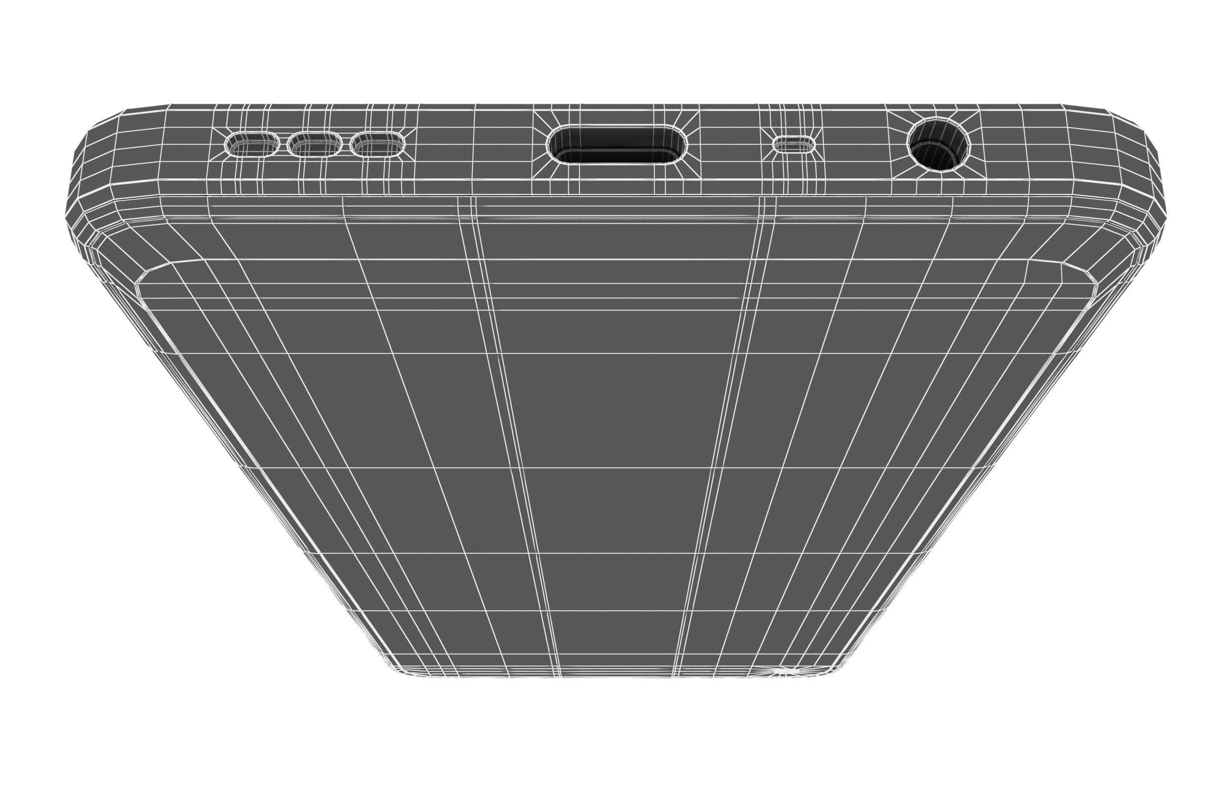 Oppo A78 4G Black And Green Low-poly 3D model_30