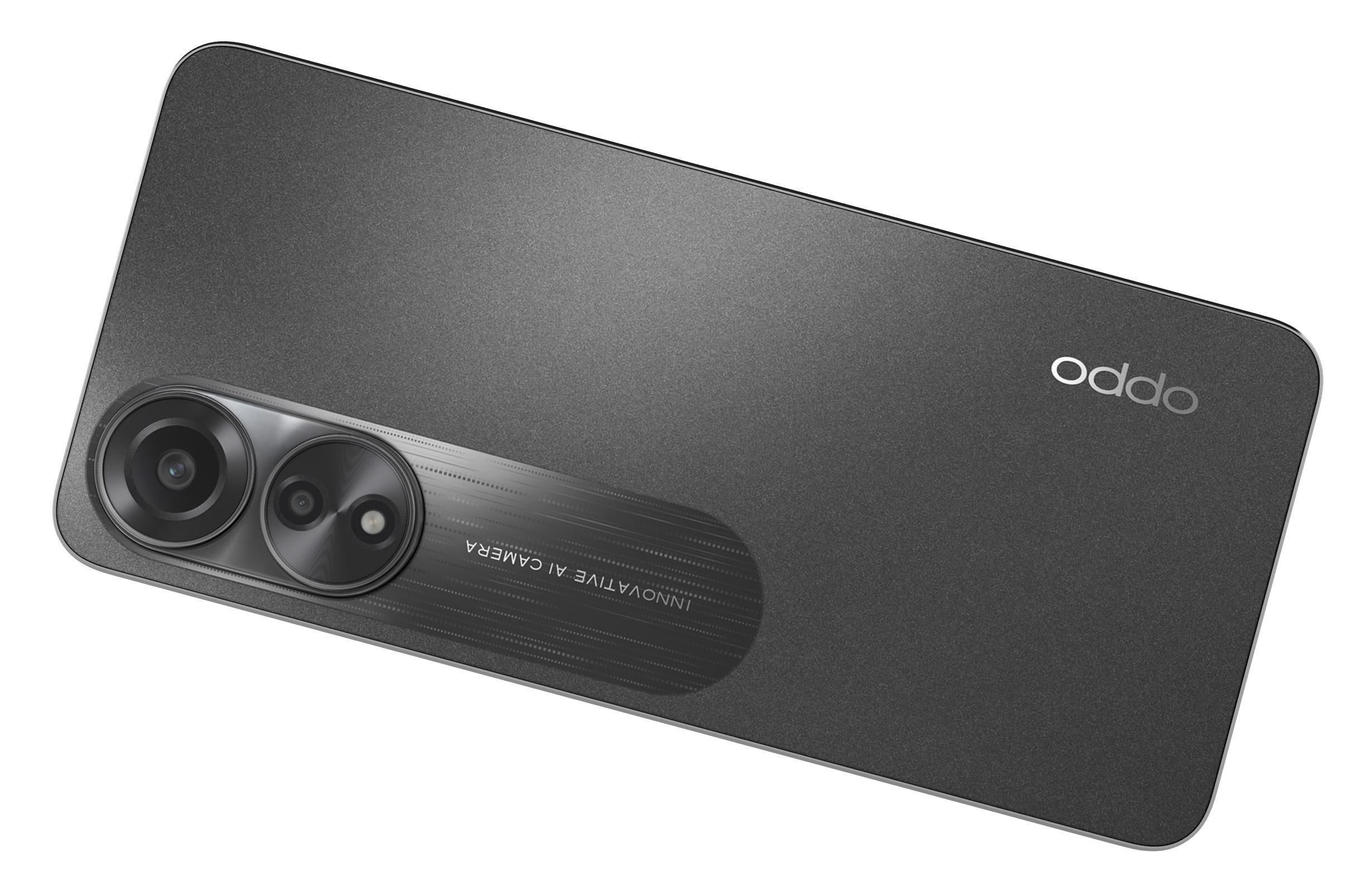 Oppo A78 4G Black And Green Low-poly 3D model_13