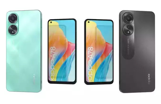 Oppo A78 4G Black And Green