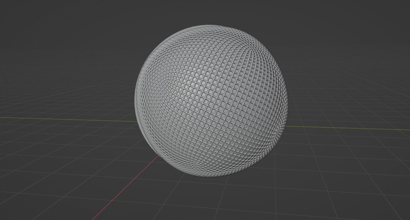 Wireless Microphone Black Low-poly 3D model_7