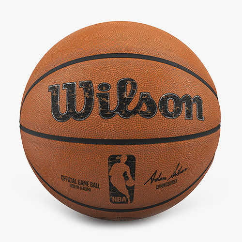 Used Official NBA Game Basketball 3D model