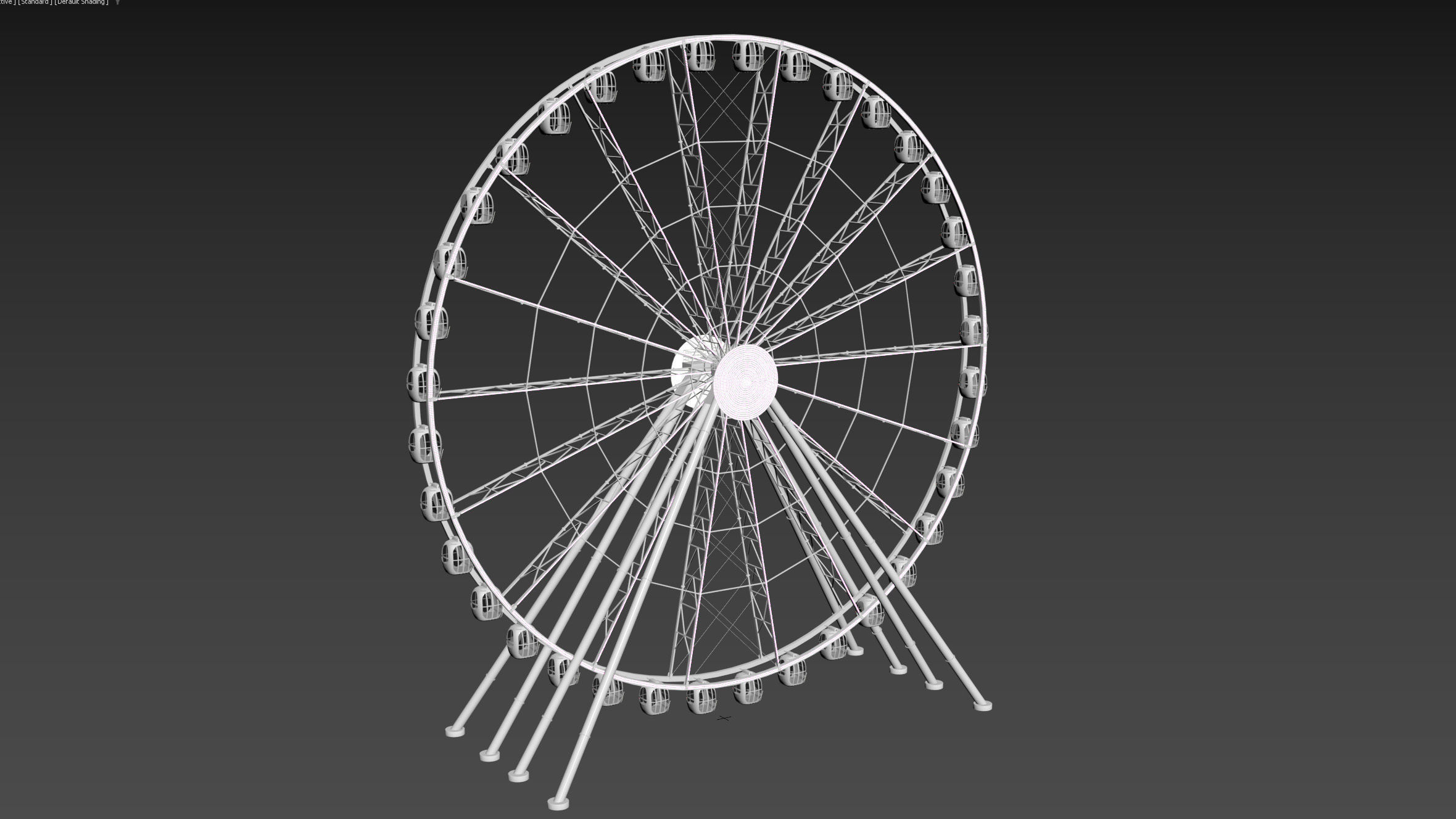 Ferris wheel 55 meters 3D model_28