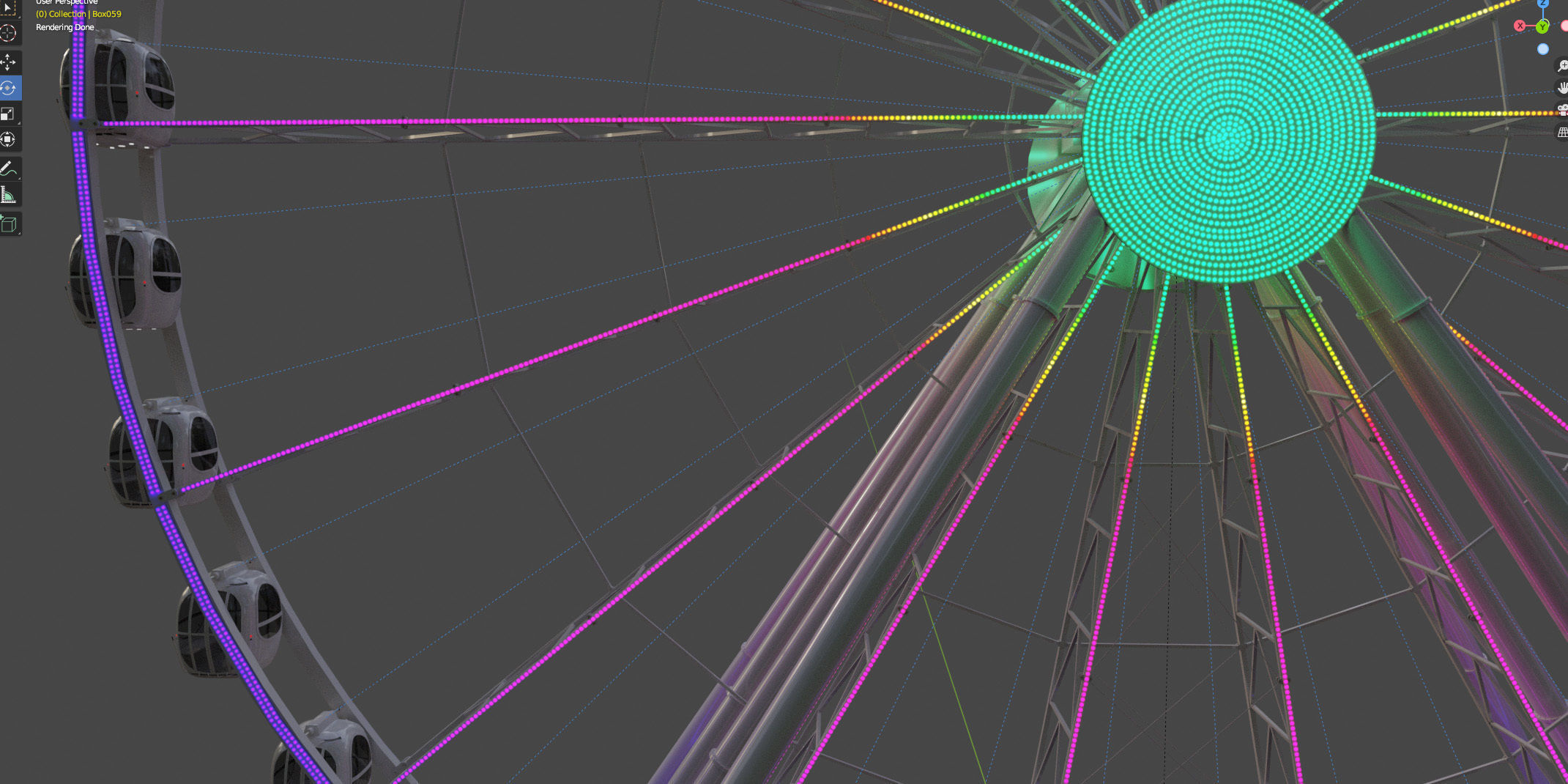 Ferris wheel 55 meters 3D model_23