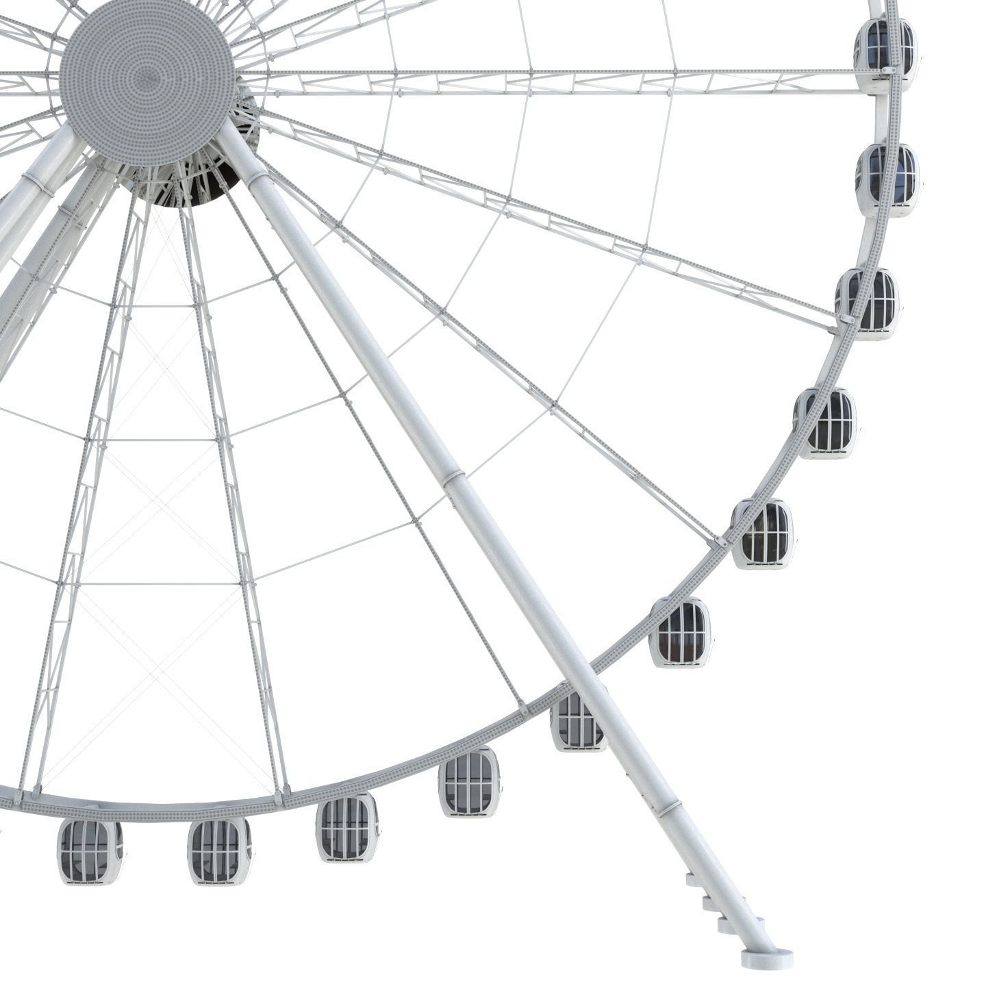 Ferris wheel 55 meters 3D model_8