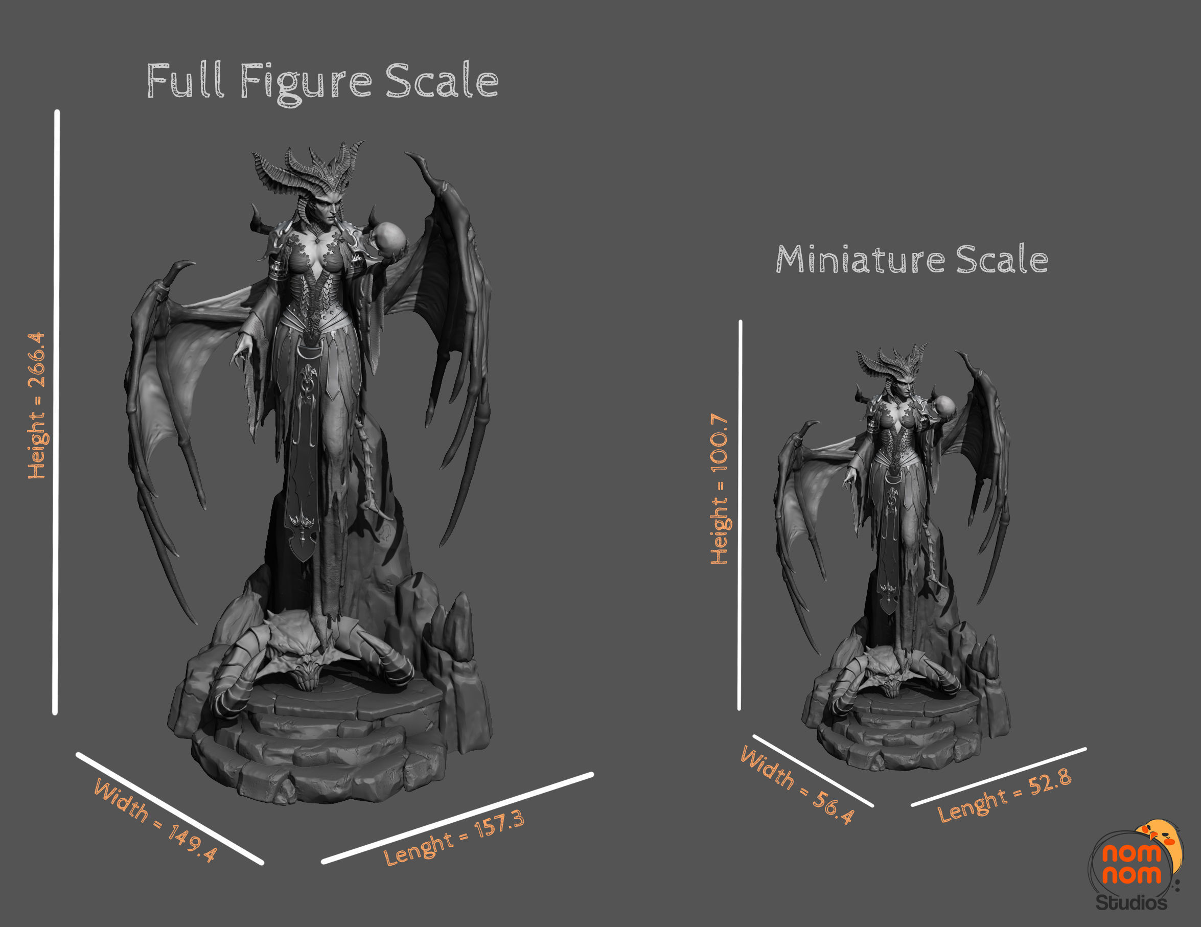 Lilith - Diablo 3D print model_3