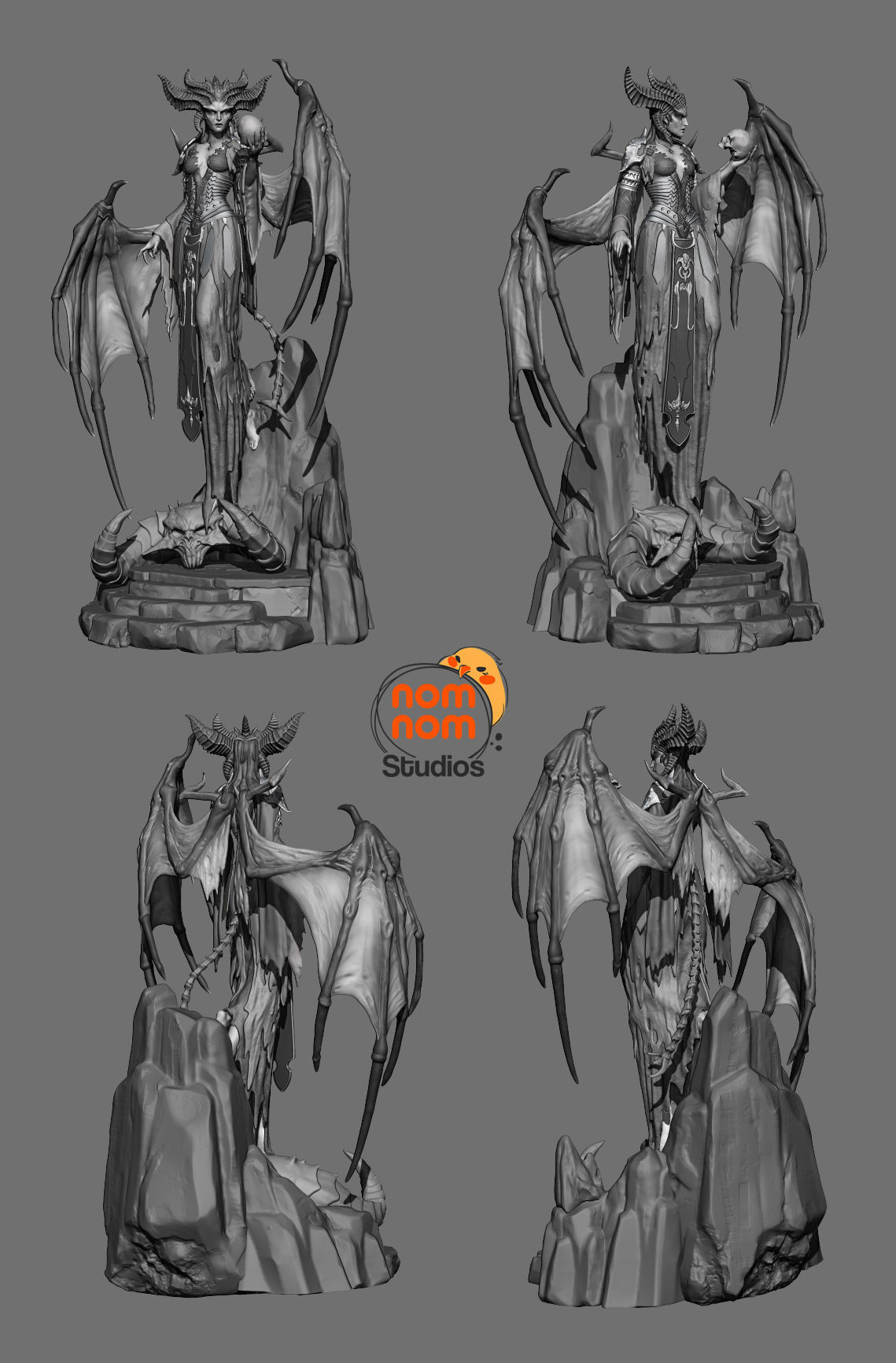 Lilith - Diablo 3D print model_4