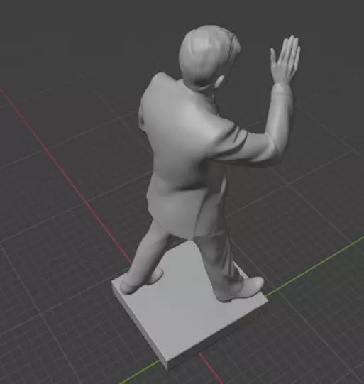 John F Kennedy 3D print model_19