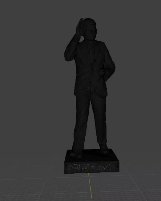 John F Kennedy 3D print model_10