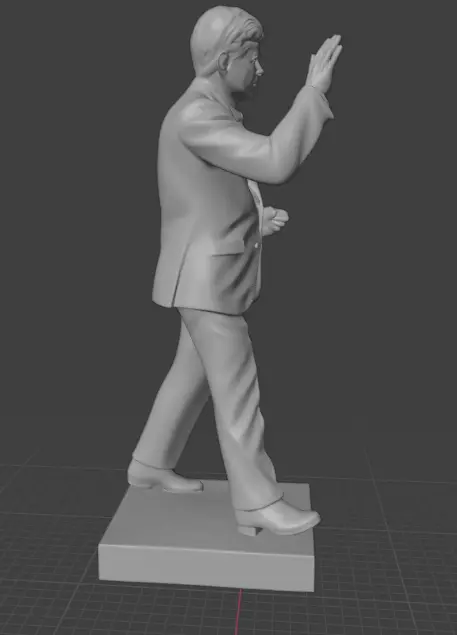 John F Kennedy 3D print model_18