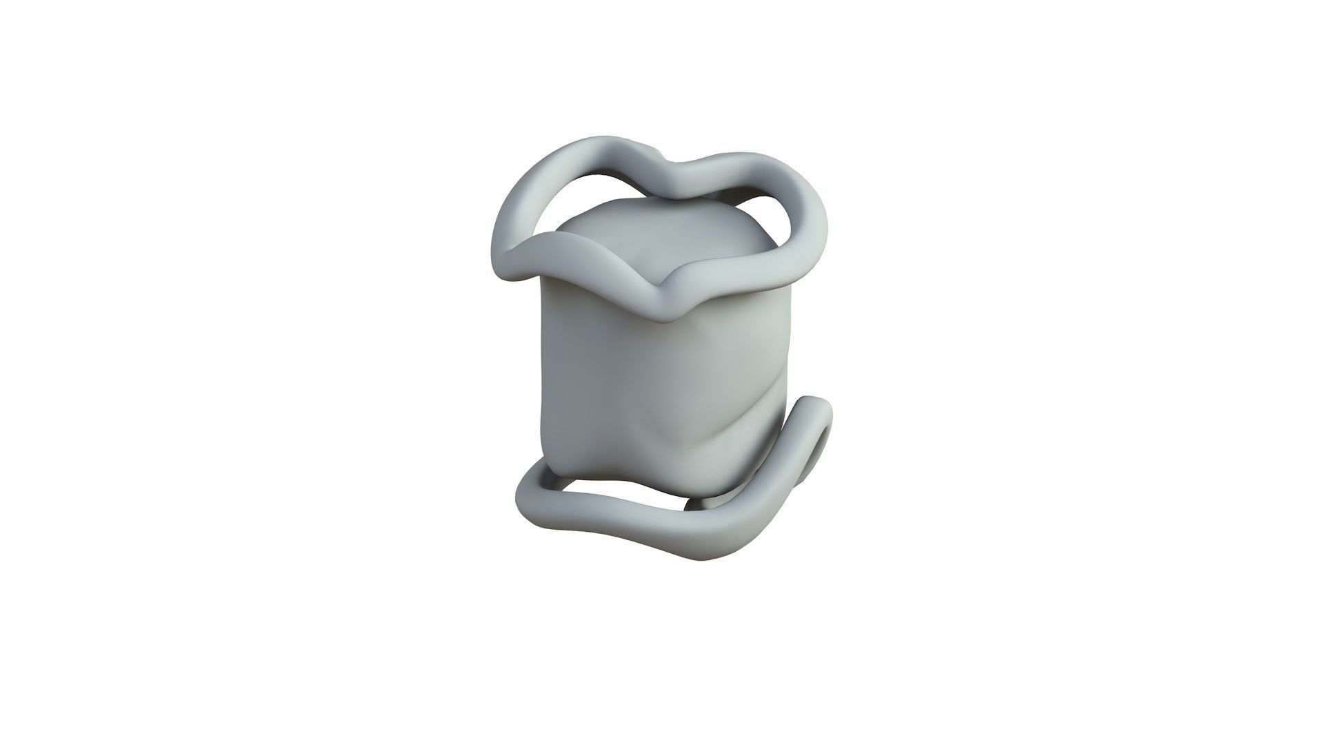 SciFi Shape Object Low Poly Low-poly 3D model_5