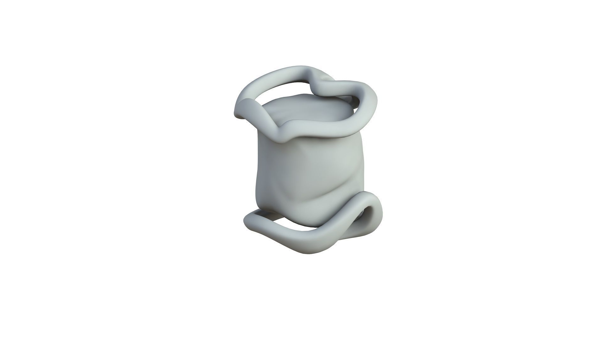 SciFi Shape Object Low Poly Low-poly 3D model_4