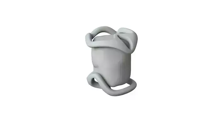 SciFi Shape Object Low Poly Low-poly 3D model