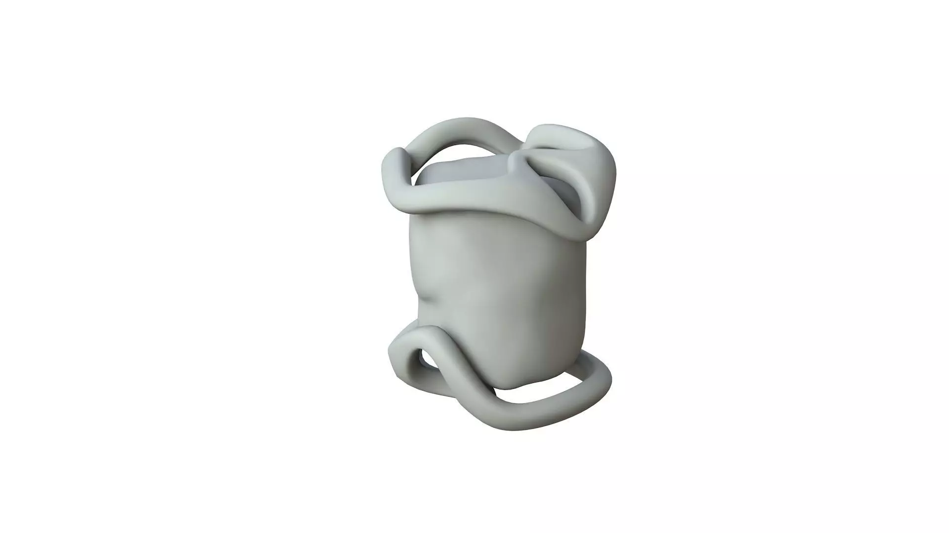 SciFi Shape Object Low Poly Low-poly 3D model_0