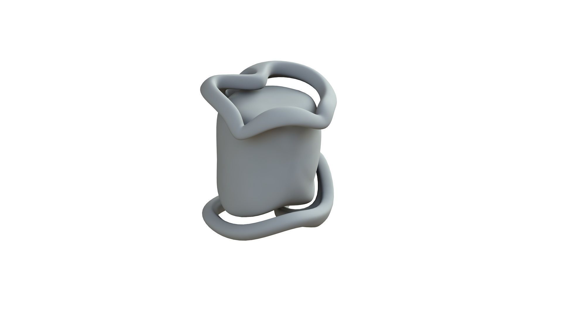 SciFi Shape Object Low Poly Low-poly 3D model_8