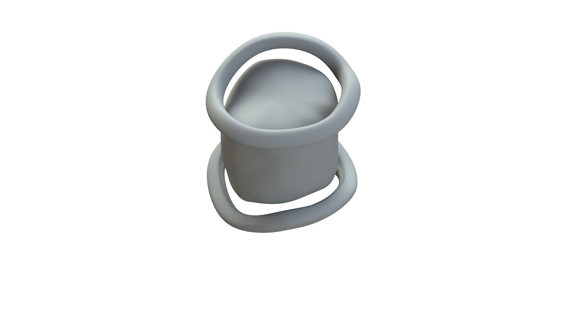 SciFi Shape Object Low Poly Low-poly 3D model_15