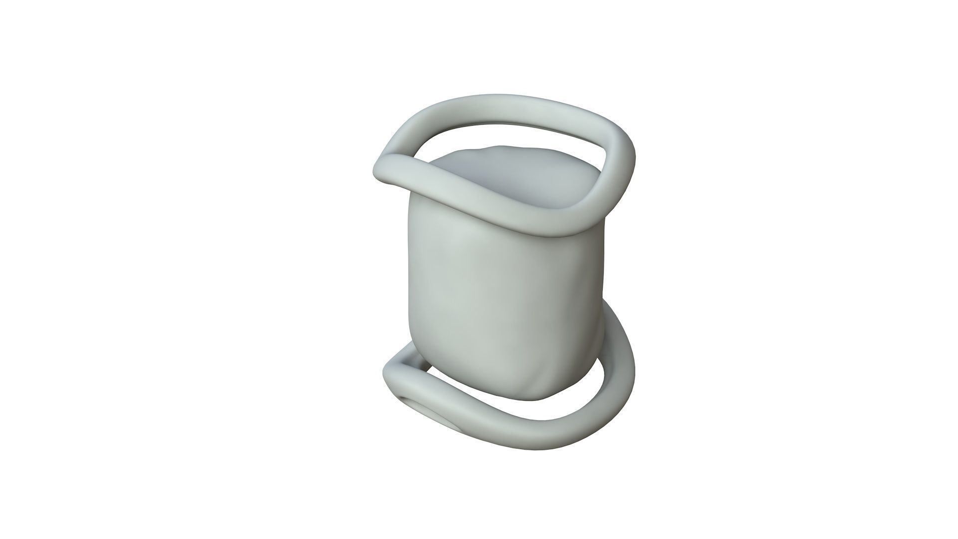 SciFi Shape Object Low Poly Low-poly 3D model_1