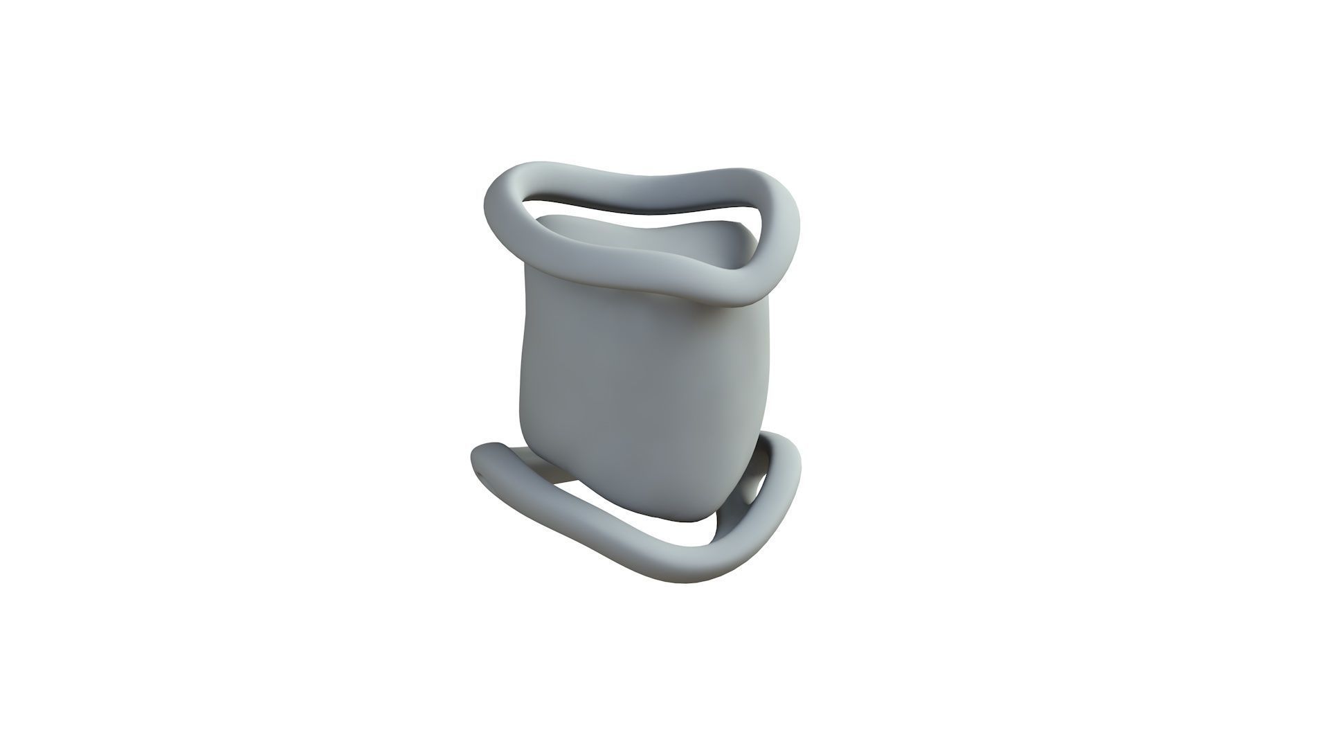 SciFi Shape Object Low Poly Low-poly 3D model_7