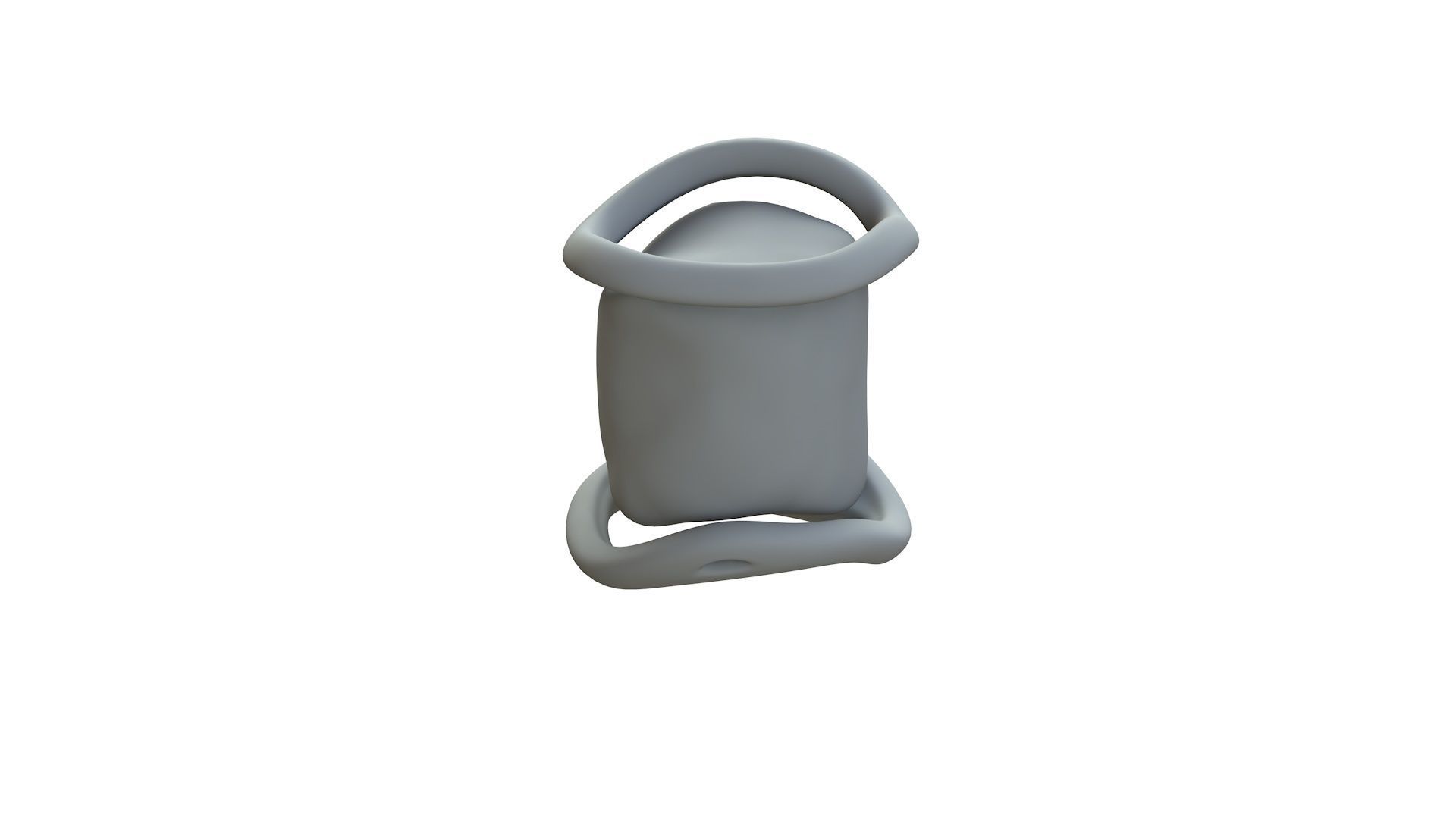 SciFi Shape Object Low Poly Low-poly 3D model_12