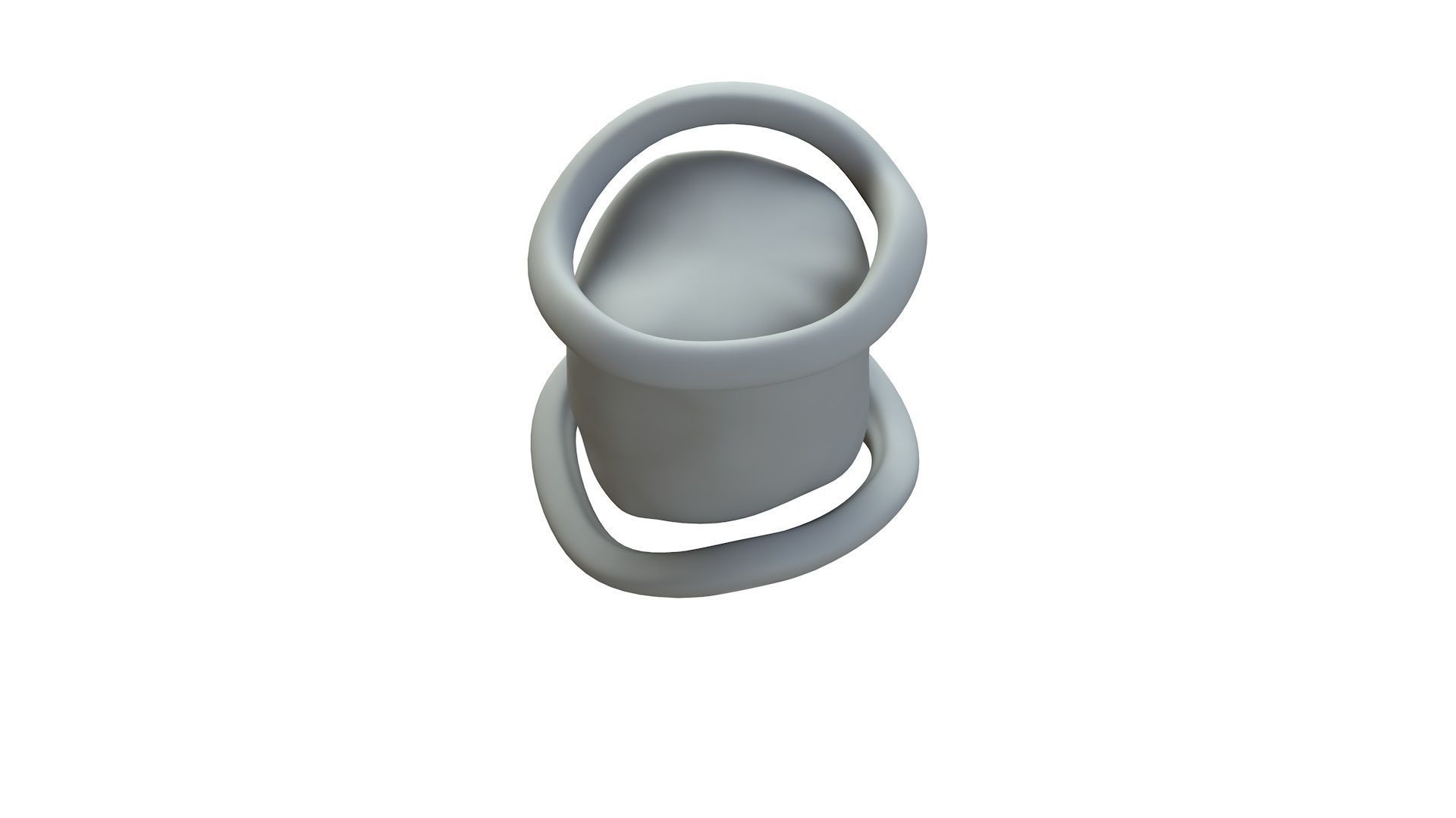 SciFi Shape Object Low Poly Low-poly 3D model_16