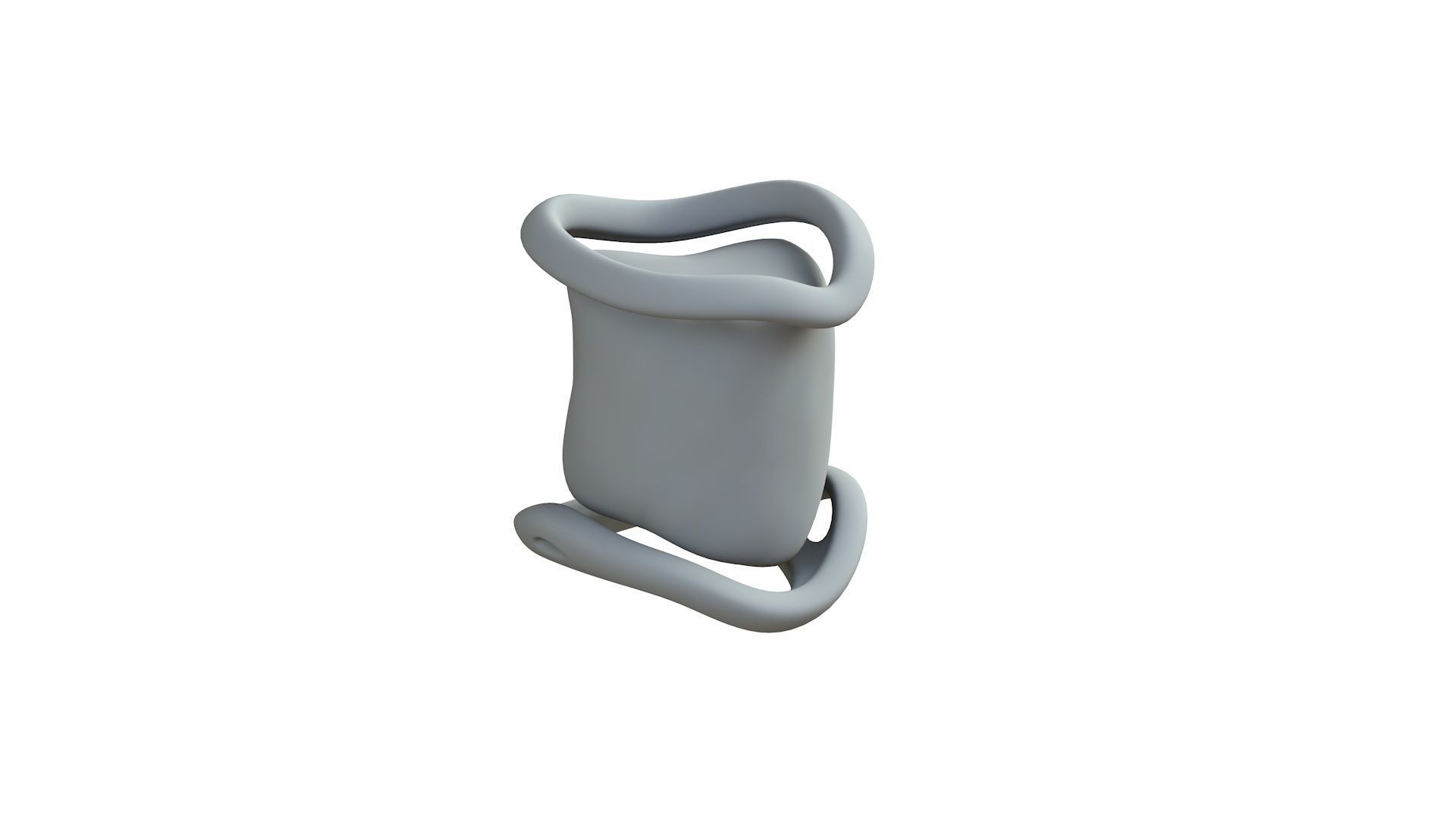 SciFi Shape Object Low Poly Low-poly 3D model_8