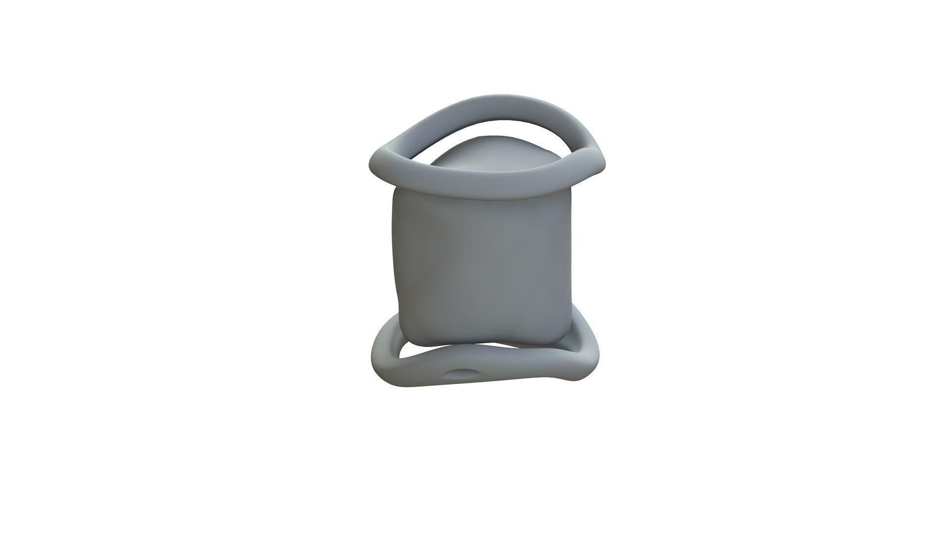 SciFi Shape Object Low Poly Low-poly 3D model_11