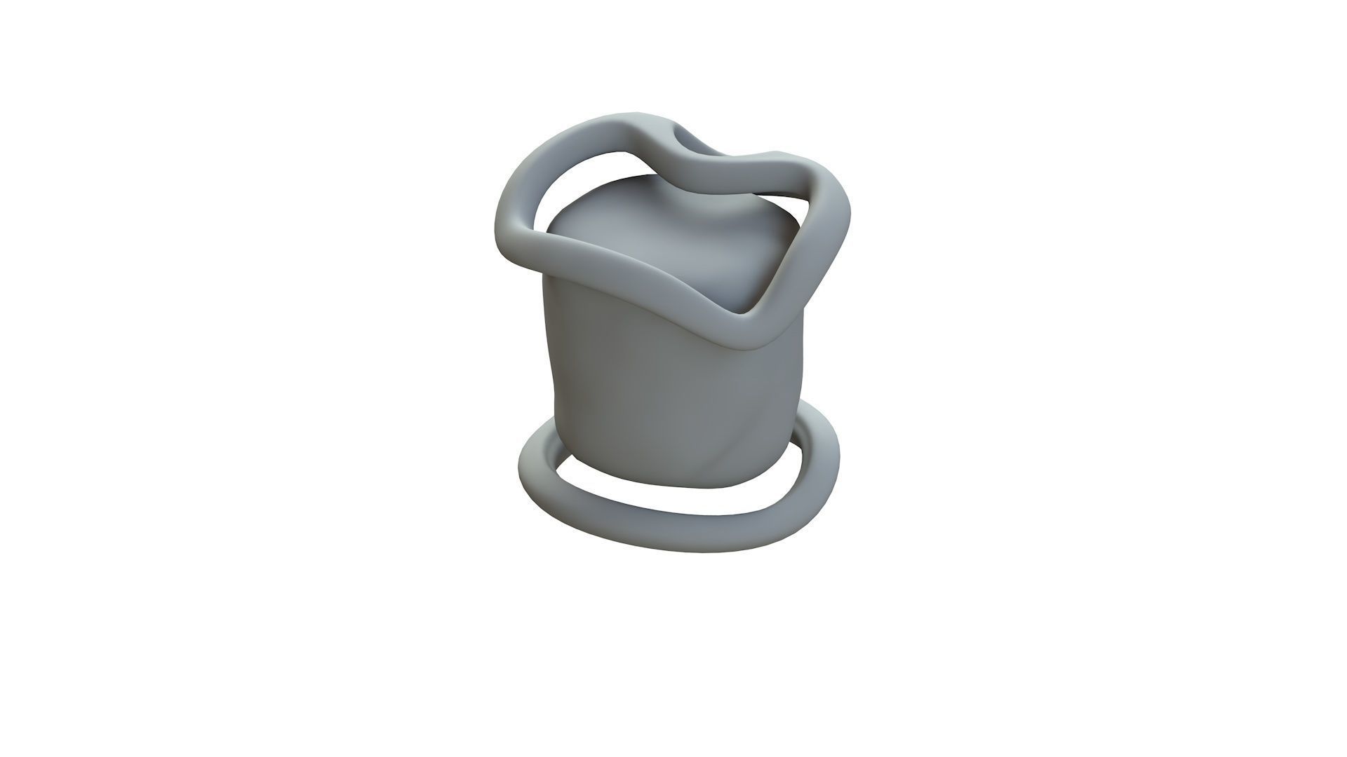 SciFi Shape Object Low Poly n Low-poly 3D model_13