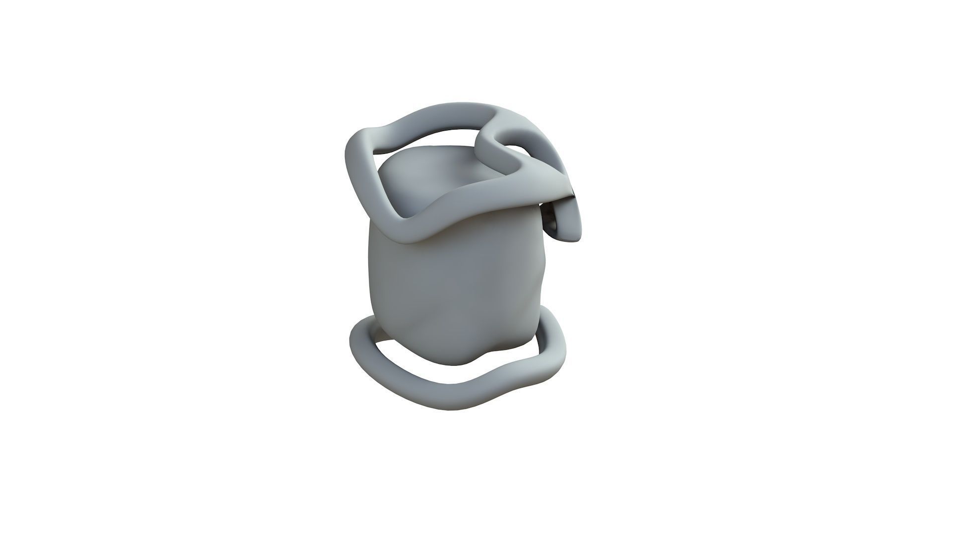 SciFi Shape Object Low Poly n Low-poly 3D model_8