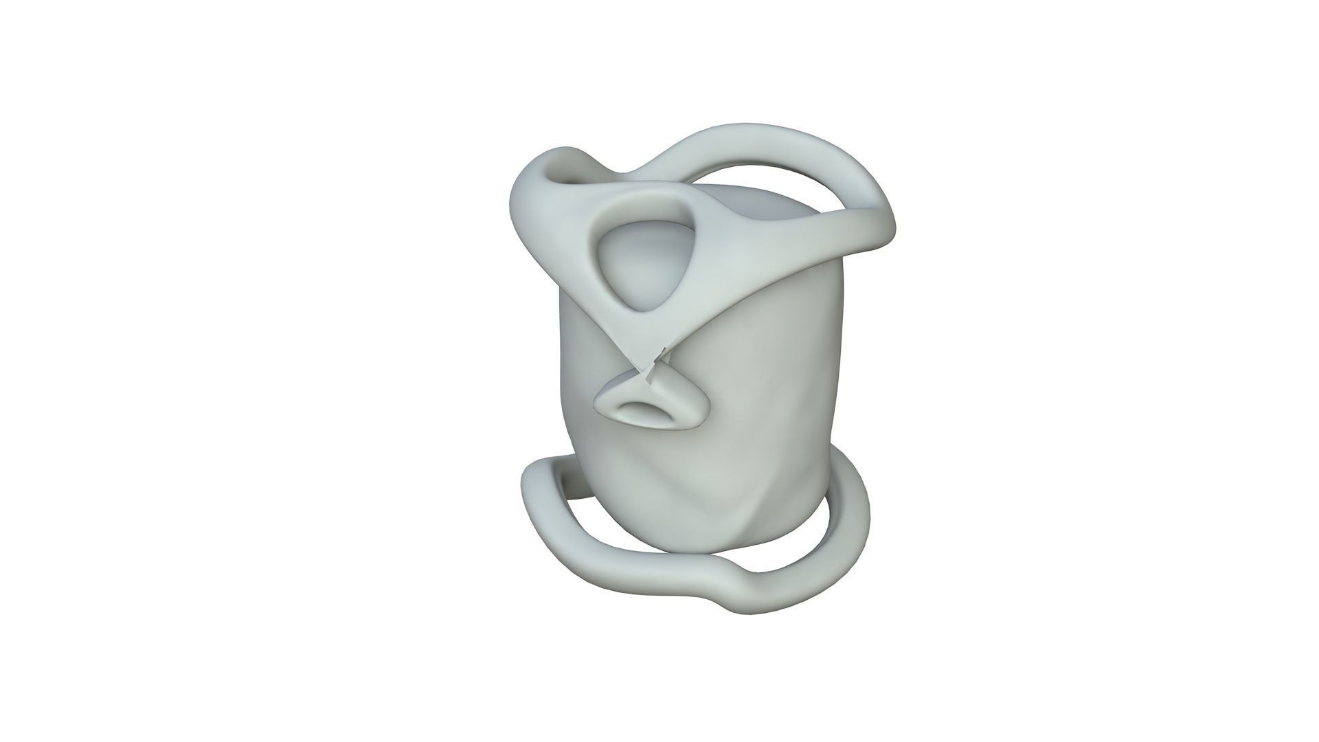 SciFi Shape Object Low Poly n Low-poly 3D model_2