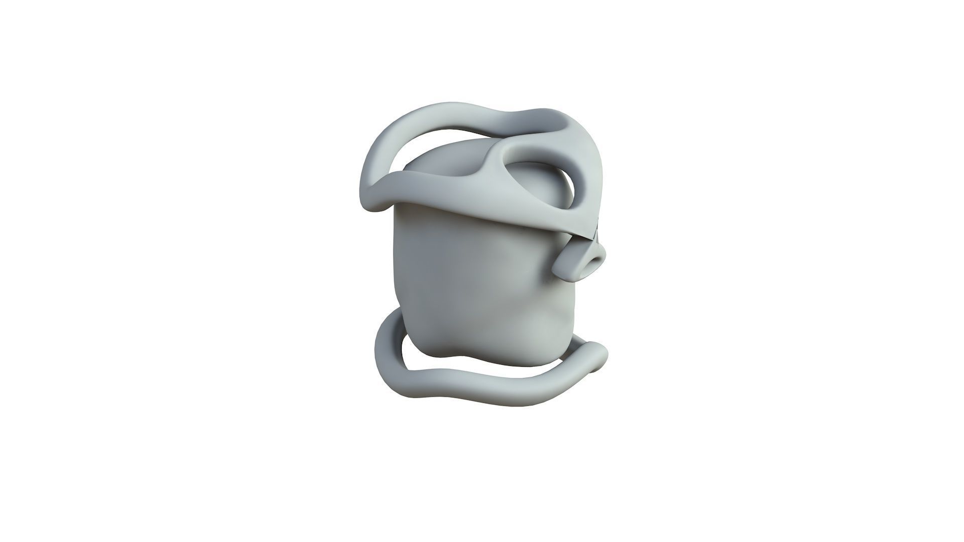 SciFi Shape Object Low Poly n Low-poly 3D model_5