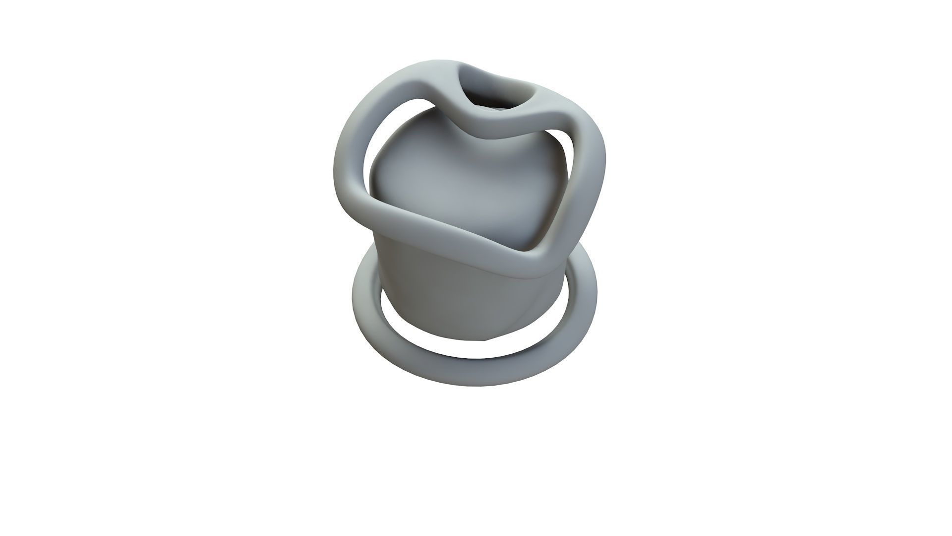 SciFi Shape Object Low Poly n Low-poly 3D model_17