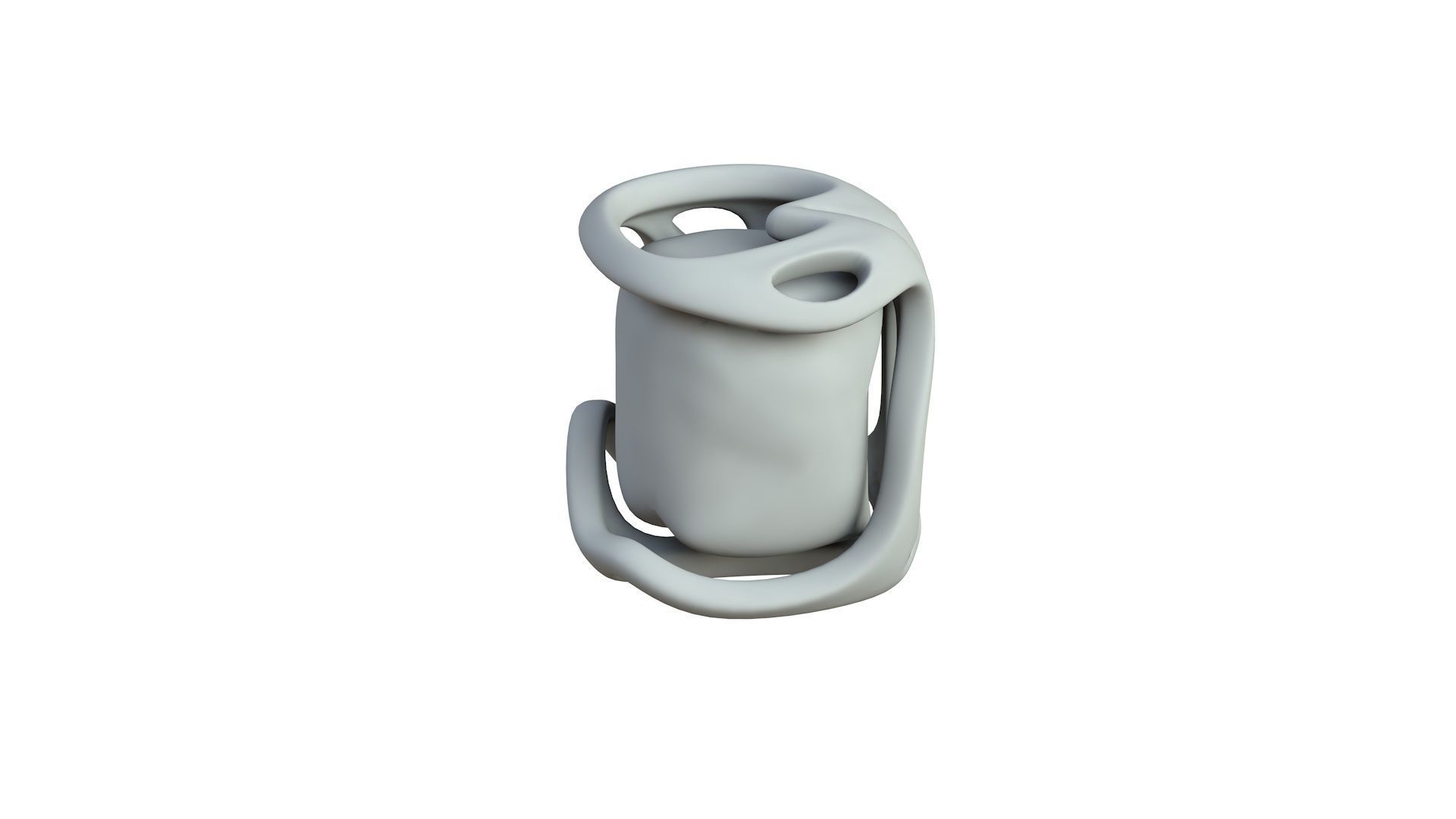 SciFi Shape Object Low Poly Low-poly 3D model_4