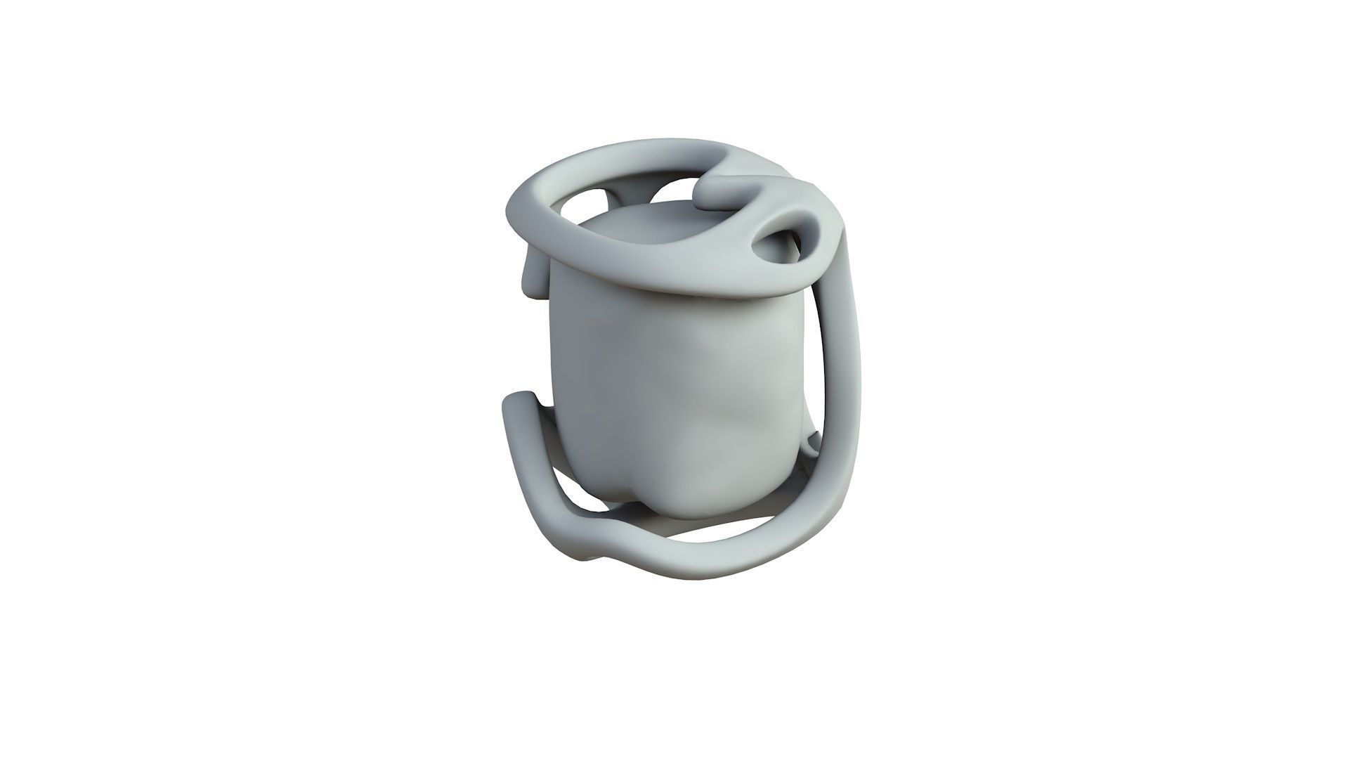 SciFi Shape Object Low Poly Low-poly 3D model_5