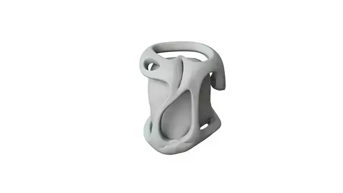 SciFi Shape Object Low Poly Low-poly 3D model